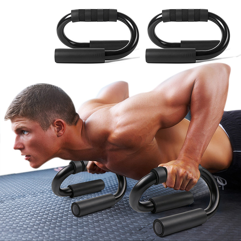 Sports Equipment Types - Soporte portátil para flexiones tipo S,