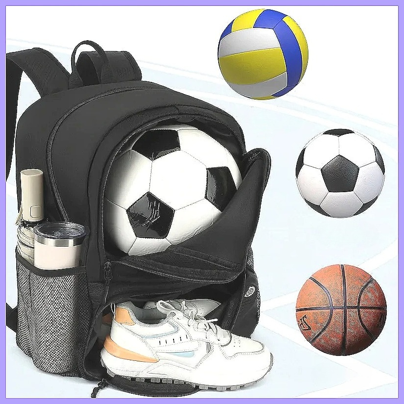 Sports Equipment Air China - Mochila Deportiva Impermeable para Fútbol y
