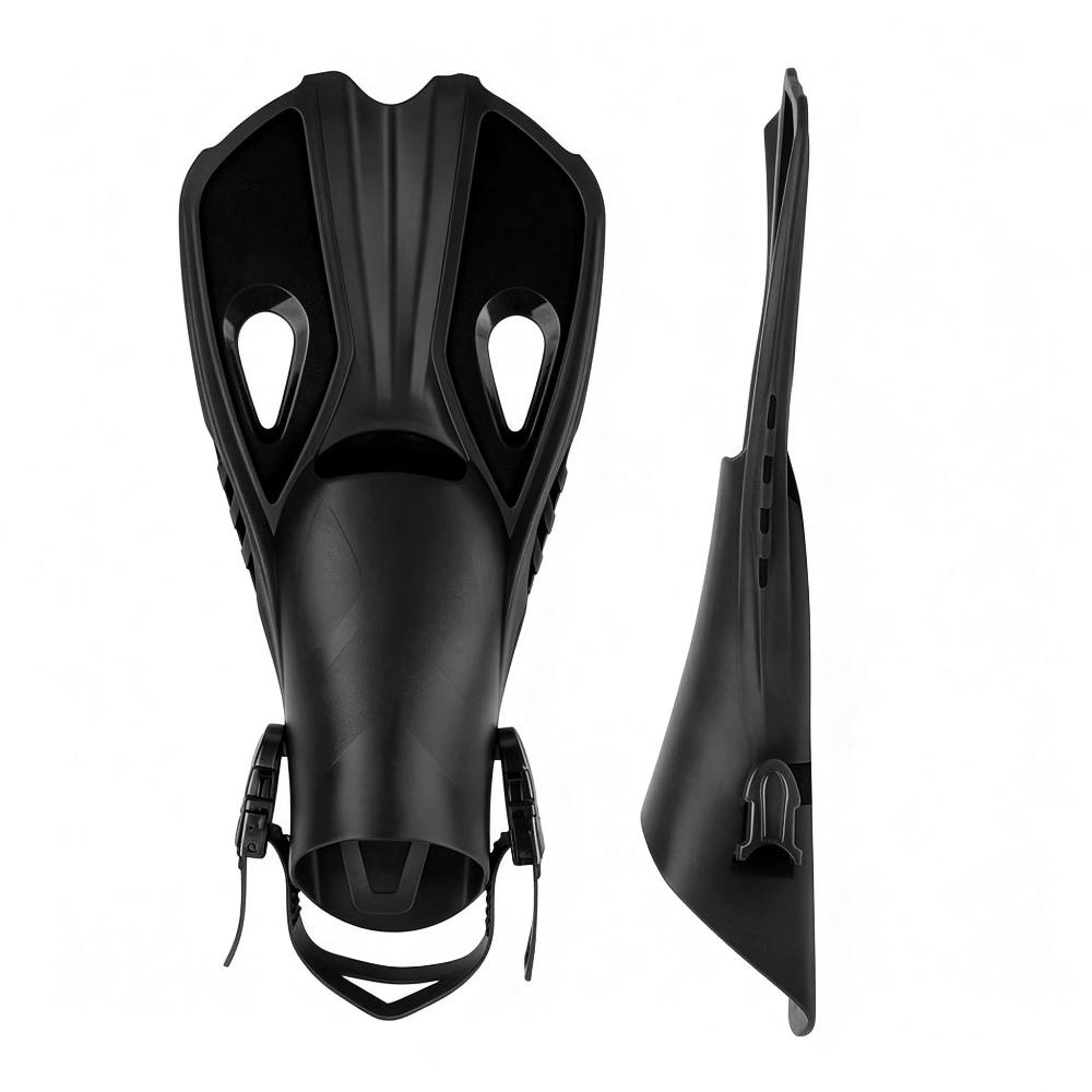 Swim Fin Short Blade - Aletas de natación cortas ajustables con