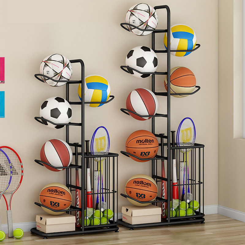 Sports Equipment Types - Estante de almacenamiento de pelotas deportivas,
