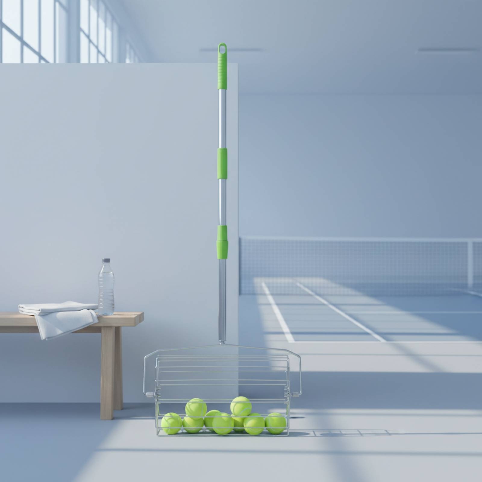 Sports Equipment With A - Recogedor de Pelotas de Pickleball Ajustable
