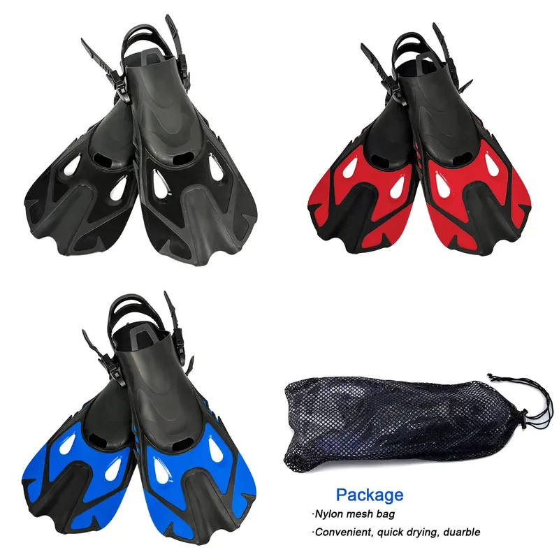 Swim Fin Short Blade - Aletas de Natación Ligeras, Cortas y