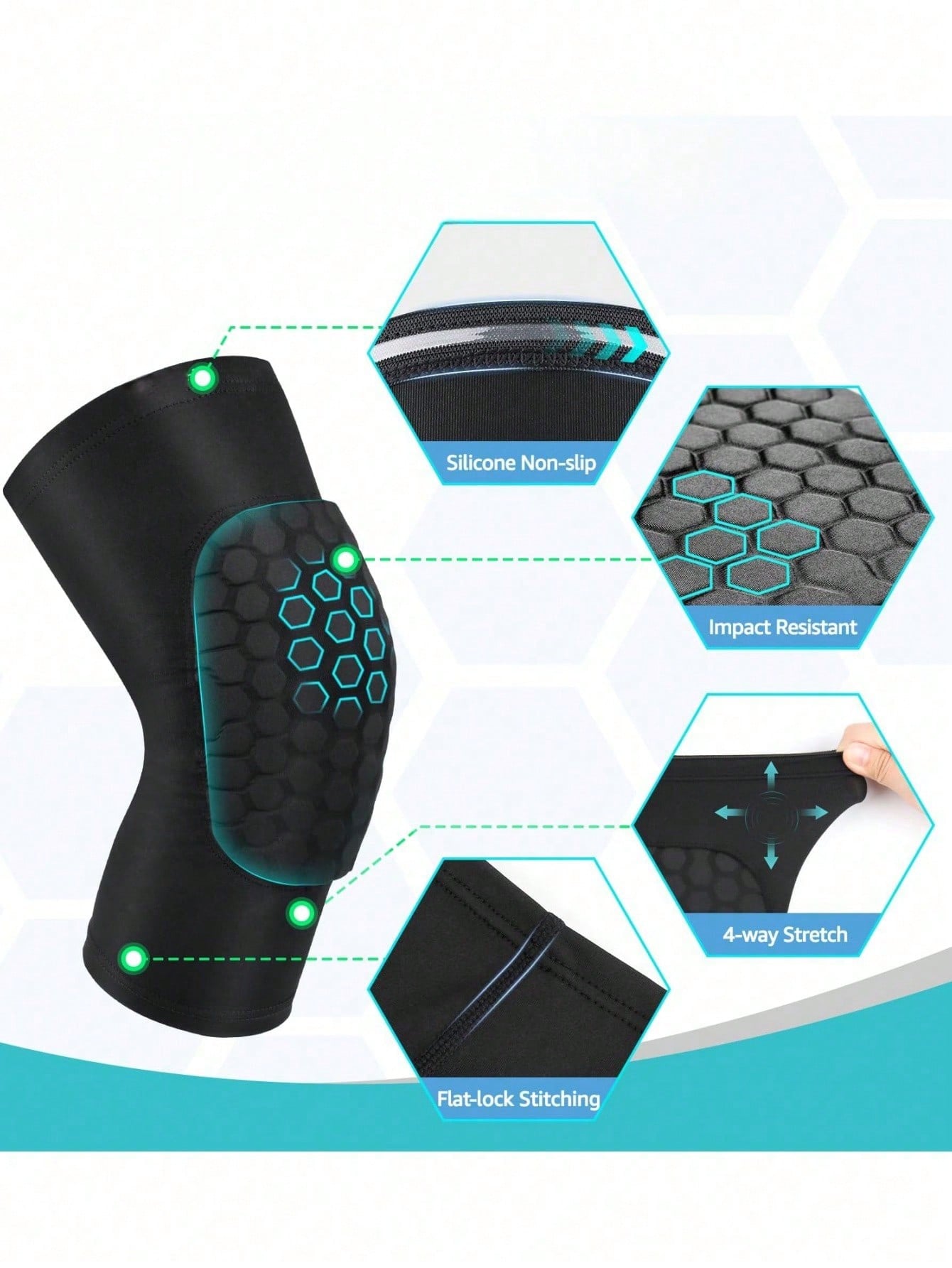 Rodilleras deportivas cortas d - Volleyball Knee Pad reseña y precio
