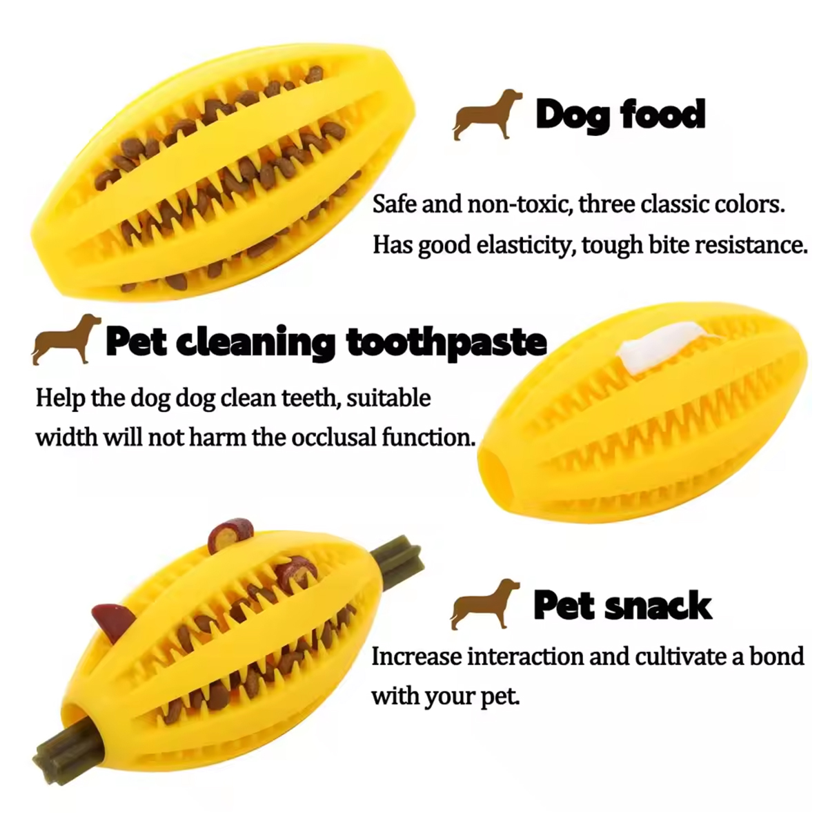Juguete Dispensador de Comida  - Rugby Training Ball reseña y precio
