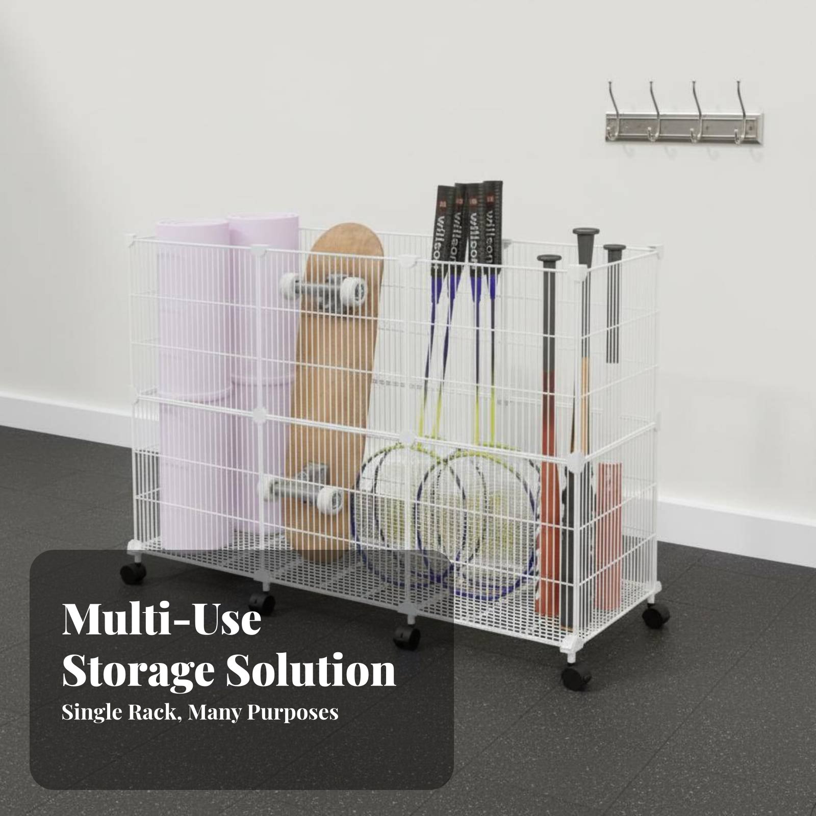 Carrito de Almacenamiento para - Sports Equipment Storage Rack reseña y precio