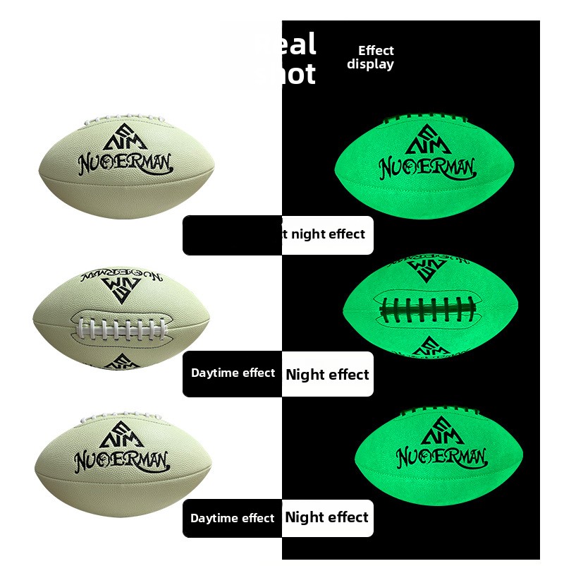 PU luz nocturna Rugby fútbol a - Rugby Training Ball reseña y precio