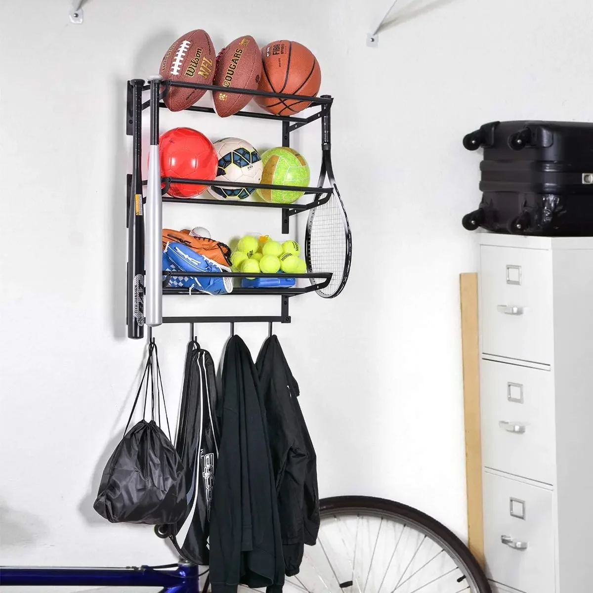 Estante de Almacenamiento de E - Sports Equipment Storage Rack reseña y precio