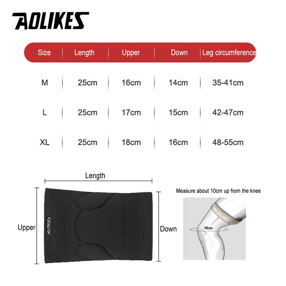 AOLIKES 1 par de rodilleras de - Volleyball Knee Pad reseña y precio