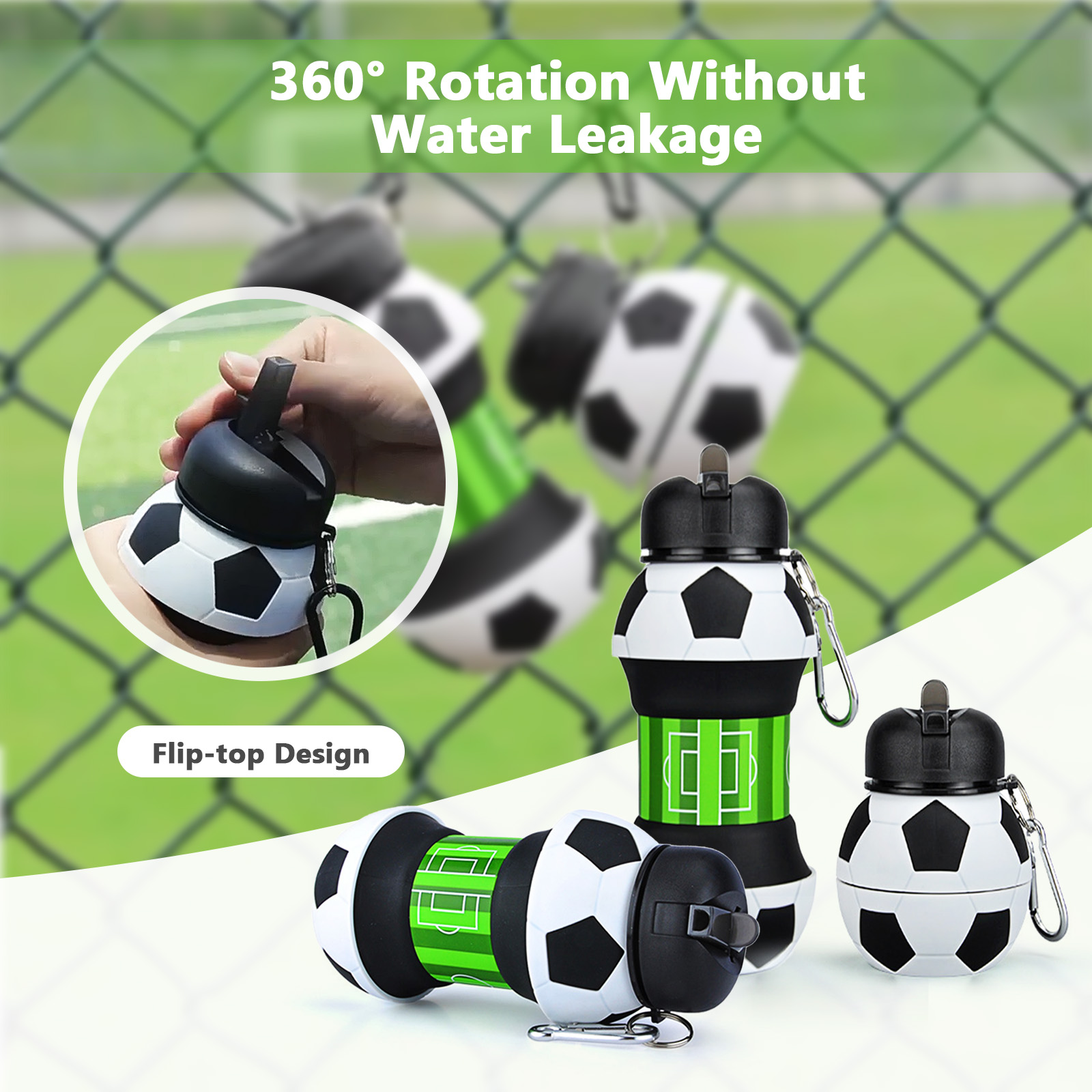 Botella de agua plegable de 55 - Sports Equipment Types reseña y precio