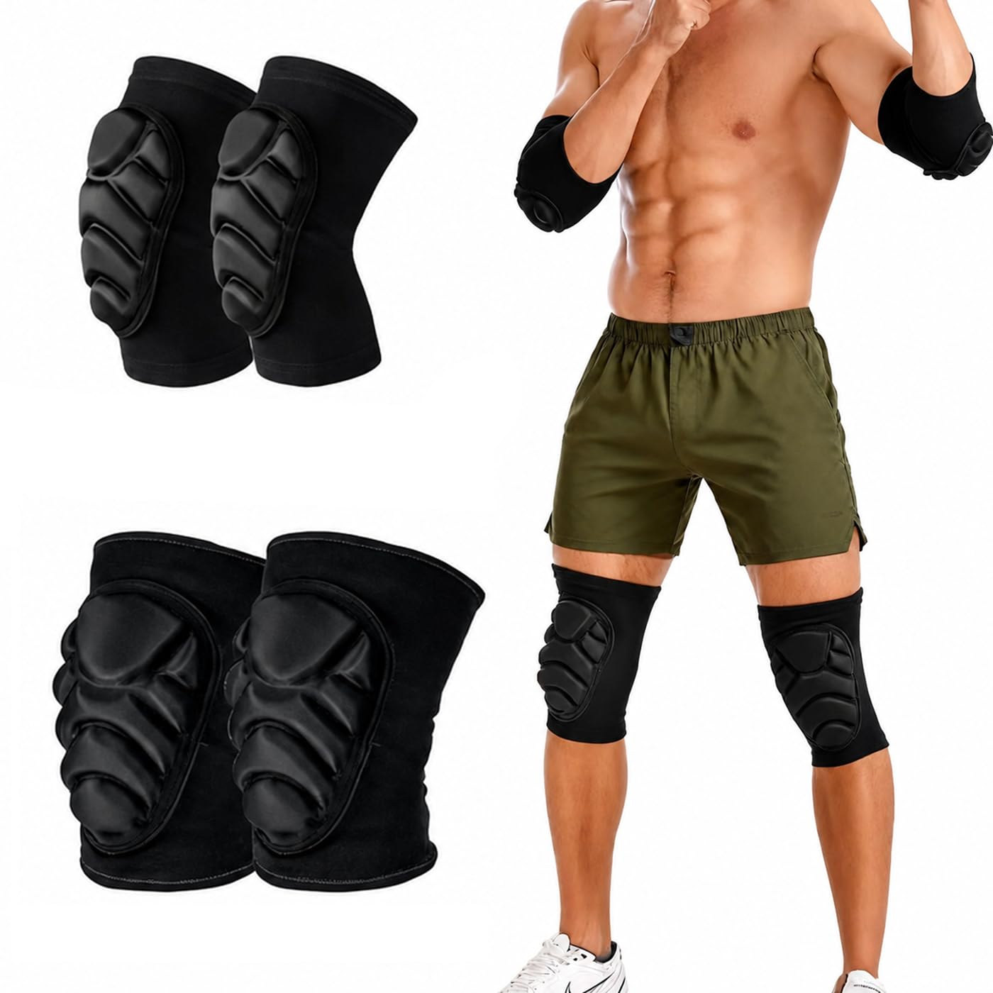1 Par de Protectores de Codo y - Volleyball Knee Pad reseña y precio